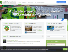 Tablet Screenshot of centrofarmaceutico.es